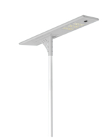 Lumens super élevés tout en un lampadaire solaire mono panneaux solaires a mené la lampe solaire de rue