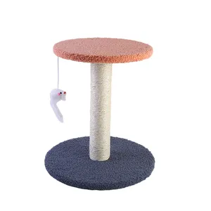 Árbol <span class=keywords><strong>para</strong></span> <span class=keywords><strong>Gatos</strong></span> de Sisal Ecológico con Bloques de Color, No Tóxico, Colores Naturales en Contraste, Taburete <span class=keywords><strong>para</strong></span> Mascotas, Bajo MOQ, Venta al por Mayor, Fábrica China - Product Image 6