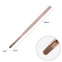 Un ensemble de 9 pinceaux d'art d'ongle de haute qualité avec des cheveux en nylon PA et une brosse de revêtement d'art de poignée en acrylique par le fournisseur de brosse d'ongle BW11