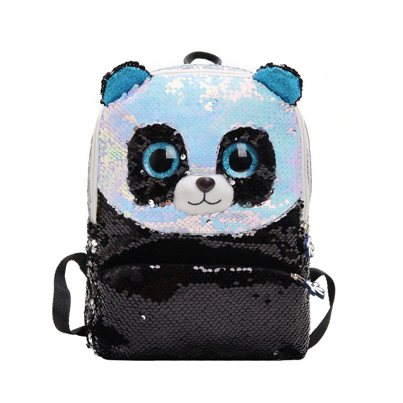 panda sequin backpack
