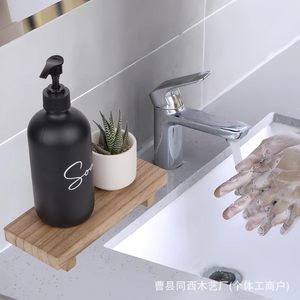 Wooden <b>Desktop</b> <b>Shelf</b> For Candles And Decor Storage Bathroom Entryway Rectangle Standing Type - Product Image 2