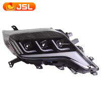 Phares LED adaptés à Toyota Land Cruiser Prado LC150 2013-2017, phares DRL, yeux d'ange, double faisceau xénon, accessoires