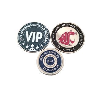 يانغل هدية الترويجية مخصصة ذهب وفضة مطلي لين قاسي مطلي بالمينا تحدي عملة تذكارية مع صندوق من الاكريليك المخملي - Product Image 3