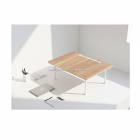 Bureau d'ordinateur portable pliable et extensible en bois écologique, réglable et durable