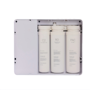 Sistema de ósmosis inversa OEM personalizado 600G Undersink | Purificador de agua doméstico enérgico con filtros C2 + RO + PAC (blanco) - Product Image 2