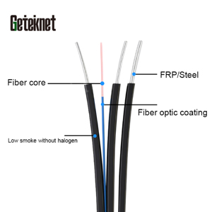 <span class=keywords><strong>Cable</strong></span> de Fibra Óptica Geteknet FTTH, 1, 2, 4, 8 Hilos, <span class=keywords><strong>Cable</strong></span> de Fibra Óptica <span class=keywords><strong>para</strong></span> Interiores y Exteriores, G657a2, 1 km, 10 km, Precio por Metro - Product Image 6