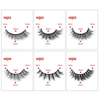 Nouvelles 5 paires de faux cils style renard légers, 5D naturels volumisants, allongeant la queue, effet œil de chat