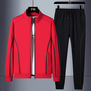 Wholesale High Quality <strong>Custom</strong> 100% Polyester Jogging Sweat Tracksuit Plus Size Quick Dry Sportswear 2 Piece Set Casual <strong>Suits</strong> - Product Image 1