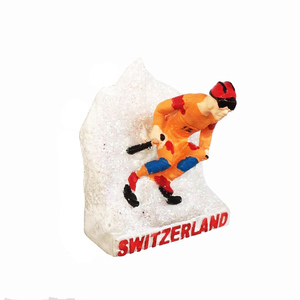 Tùy Chỉnh Thụy Sĩ Trượt Tuyết Elk <span class=keywords><strong>Alpine</strong></span> Saint Bernard Snack Fondue Thụy Sĩ Jungfrau Hồ Lucerne Cuckoo Đồng Hồ Lưu Niệm Tủ Lạnh Nam Châm - Product Image 1