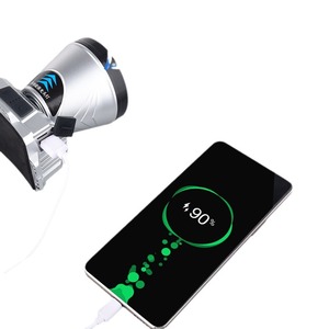 Không thấm nước có thể sạc lại đèn pha cảm biến chuyển động sáng chùm ngoài trời đèn pin cắm trại câu cá dẫn đèn pha - Product Image 3