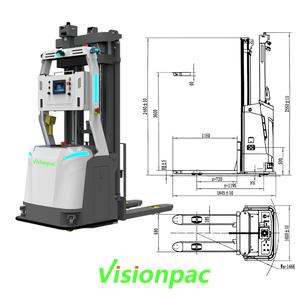 Transfeteur de palettes intelligent guidé par Visionpac, empileur de palettes autonome, empileur de palettes sans conducteur pour la logistique d'entrepôt - Product Image 2