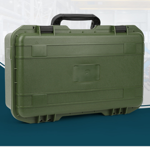 DF0721 Carro de Herramientas Personalizado Negro Verde Oliva, Varios Tamaños en Stock y Caja de Herramientas de Seguridad Portátil Personalizada, Material ABS Impermeable - Product Image 4