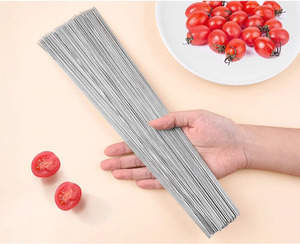 BBQ skewers stainless steel needles flat skewers lamb skewers for home and outdoor use - Product Image 4