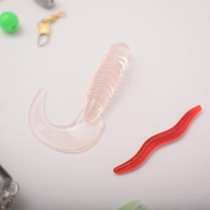 Kit de señuelos para pesca de lubina en agua dulce, spinner, jig head, señuelos blandos, suministros completos. - Product Image 2