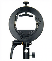 Support pliable de type S pour boîte à lumière souple, compatible avec les flashs de studio Bowens, ensemble de boîtes à lumière souple noires S2 pour Godox