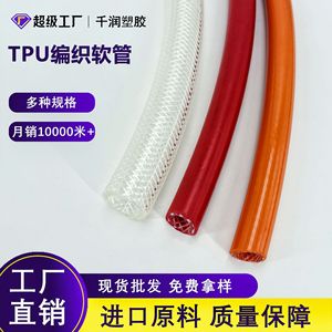 Qianrun Rubber Plastic Tpu Braided Hose Food Grade High Pressure Water Oil Transport Anti Torsion - Product Image 4