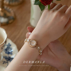 <span class=keywords><strong>Reloj</strong></span> de Pulsera con Correa de Perlas Estilo 2026, <span class=keywords><strong>Reloj</strong></span> de Cuarzo de Alta Calidad para <span class=keywords><strong>Mujer</strong></span>, <span class=keywords><strong>Reloj</strong></span> de Lujo Exquisito para <span class=keywords><strong>Mujer</strong></span> - Product Image 2