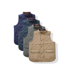 <span class=keywords><strong>Gilet</strong></span> <span class=keywords><strong>matelassé</strong></span> en velours côtelé à col montant, polyvalent, superposable, fonctionnel, <span class=keywords><strong>matelassé</strong></span> en losanges, pour motard, <span class=keywords><strong>chasse</strong></span> - Product Image 3