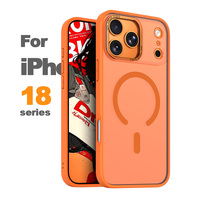 Coque de luxe pour iPhone 18 17 16 Pro Max, finition mate douce au toucher, antichoc, personnalisable, magnétique, vente en gros directe usine