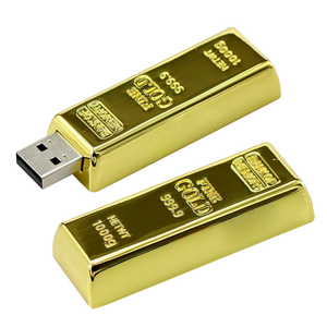 Chất lượng cao sự kiện Kinh doanh Quà Tặng ngân hàng vàng hình <span class=keywords><strong>USB</strong></span> <span class=keywords><strong>Memory</strong></span> Stick, vàng gạch vàng thanh <span class=keywords><strong>USB</strong></span> Flash Drive với hộp vàng - Product Image 2