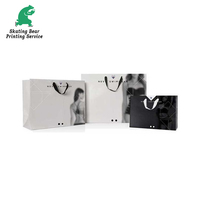 Sac en papier à cordon de taille A5 personnalisée avec poignée en soie Impression offset de luxe avec logo personnalisé-pour emballage de luxe