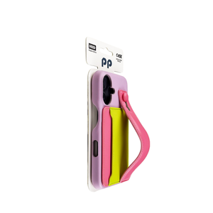 Funda para Tarjetas de Visita para iPhone 16 Pro Max con Correa de Muñeca de Material TPU, Diseño de Bloques de Color y Función de Soporte - Product Image 6