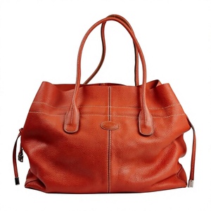 Genuine Leather Women's Handbags Custom Logo Printing Eco-Friendly Large Capacity Zipper Premium Quality Fashion Shoulder Bag - Product Image 2
