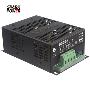 Cargador de Batería Inteligente BCC6A 12V 24V Automático <span class=keywords><strong>para</strong></span> Grupos Electrógenos Diésel y Alternadores, Baterías de Plomo-Ácido <span class=keywords><strong>AGM</strong></span> con Carga Lenta, Plástico - Product Image 1