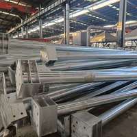 Système de support solaire photovoltaïque en acier au carbone Q235 haute résistance, résistant au vent, galvanisé à chaud (HDG), support solaire PV CNC