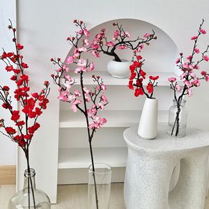 Branche de fleur de <span class=keywords><strong>prunier</strong></span> artificielle de style zen haut de gamme, toucher réel, simulation de fleur d'hiver pour la décoration de la maison ou du bureau d'inspiration orientale - Product Image 3