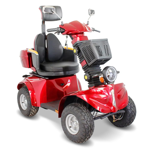 KSM-910B สกู๊ตเตอร์ไฟฟ้าแบบ 4 ล้อ สำหรับผู้สูงอายุ ดีไซน์สวยงาม นั่งได้สองคน แข็งแรงทนทาน ขับเคลื่อนบนทางวิบากได้ พกพาสะดวก ระยะทาง 20-25 กม. - Product Image 1