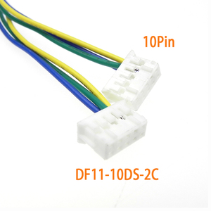 Aangepaste DF11 2mm pitch 10-pins open-eind kabelboom voor consumentenelektronica & automatisering - Product Image 1