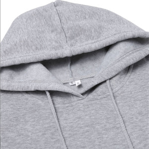 Pullover da <span class=keywords><strong>donna</strong></span> <span class=keywords><strong>in</strong></span> poliestere a maniche lunghe Slim Casual con cappuccio abito <span class=keywords><strong>in</strong></span> tinta unita da <span class=keywords><strong>donna</strong></span> con cappuccio - Product Image 3