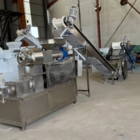 Usine de production de savon de lessive entièrement automatique à commande PLC, entraînée par moteur, à haut rendement, 200 kg/h - 1000 kg/h, pour savon en barre commercial