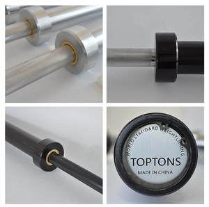 वाणिज्यिक जिम के लिए क्षैतिज बार्बेल बार सीधे एंटी-स्लिप हैंडल बैरक बार वेट लिफ्टिंग बार बार - Product Image 5