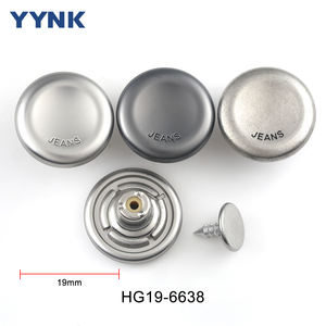 YYNK, nuevo conjunto de vaqueros y remaches de Metal con diseño de trébol de cuatro hojas personalizado para pantalones vaqueros, chaqueta, ropa - Product Image 5