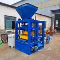 Machine à fabriquer des blocs vibrants QT4-26, cycle de moulage de 26 secondes, presse à briques en ciment électrique pour la production de briques creuses/pleines
