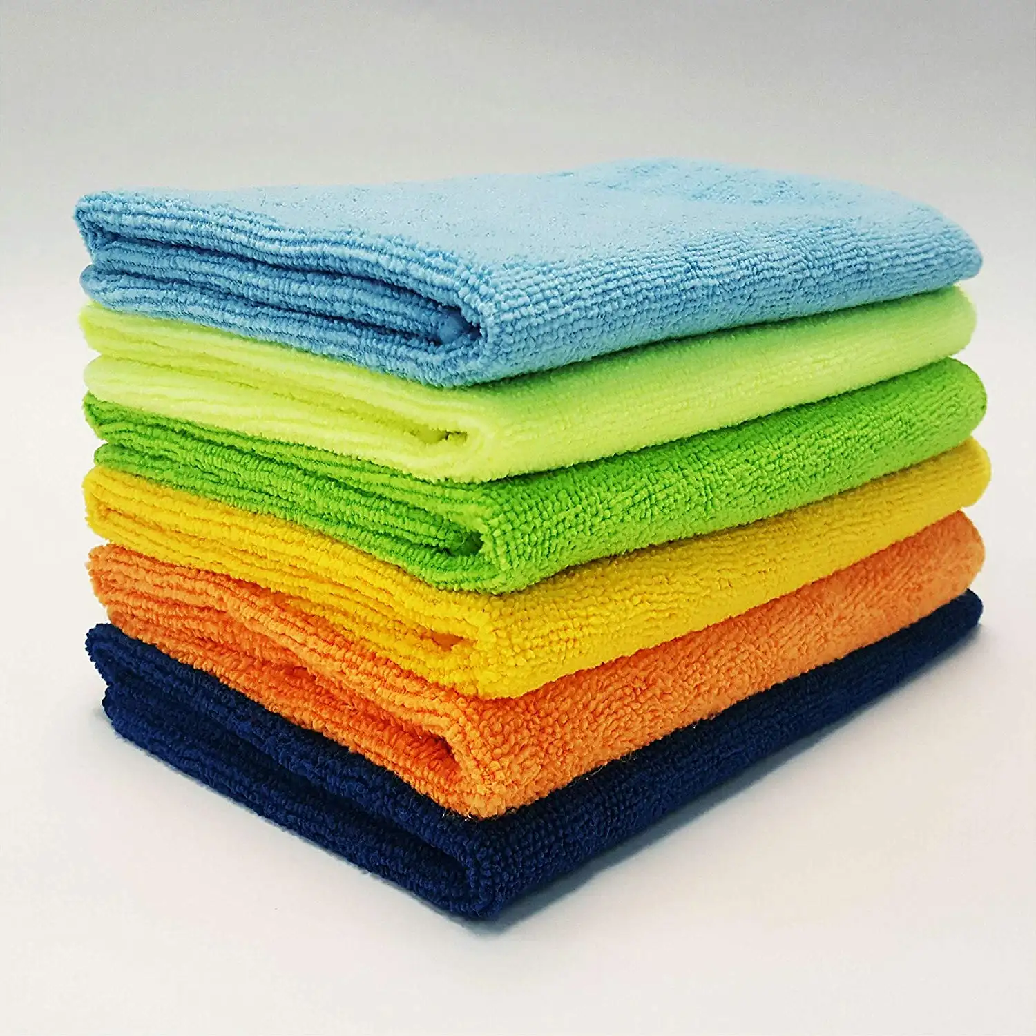 Serviette personnalisée 500 Gsm 400 nettoyage des peluches-lot de 24 chiffons en microfibre pour lavage de voiture