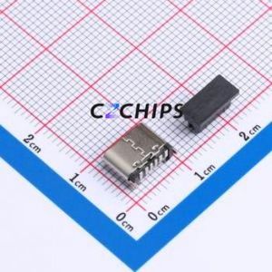 TYPEC-251Y-ARP6L68 USB Connector SMD Connector ( Connector Type: Type-C )( Gender: Female )( Mounting Type: Vertical Mount ) - Product Image 2
