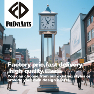 3m Espace Public Jardin Monumental Grand Extérieur Tour Géante <span class=keywords><strong>Horloge</strong></span> Lieux Grande Échelle Montre Roue du Temps Livraison Rapide DDP - Product Image 5