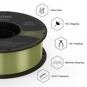 Sunlu — <span class=keywords><strong>filament</strong></span> pour imprimante 3d, consommable d'imprimante en <span class=keywords><strong>pla</strong></span>, effet Bronze, Ultra soie, 1.75mm de diamètre, sous forme de bobine de 1kg - Product Image 3