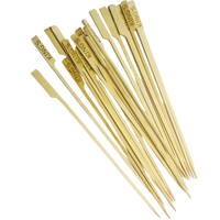 Lot de brochettes de barbecue jetables en bambou, bâtonnets alimentaires, vente en gros, usine chinoise, Teppo