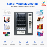Máquina Expendedora Pequeña Inteligente JFP para Bebidas y Snacks, con Aceptador de Billetes y Monedas, Sin Efectivo