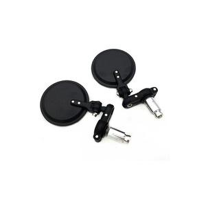 Rétroviseurs de <span class=keywords><strong>moto</strong></span> pliables universels de 3 pouces de diamètre avec fixation sur extrémité de guidon - Product Image 3