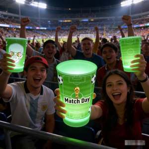 Vaso Luminoso de 12oz Personalizable para 2026, Ideal para Apoyo a Equipos y Promoción de Marca, Venta Directa de Fábrica - Product Image 4