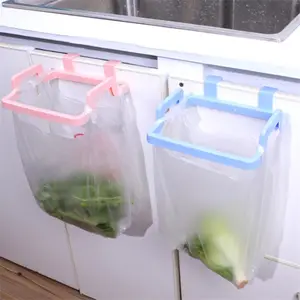 Gadgets de cuisine pour la maison Portable sac poubelle suspendu support de sac à ordures étagère de rangement support de sac à ordures support de sac à ordures