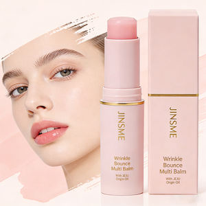 JINSME OEM/ODM Bálsamo Labial Antiarrugas - Glicerina, Vitamina E, Extracto de Fresa, Hidratante, Exfoliante, Mascarilla Labial, Bálsamo para Desvanecer las Líneas de Expresión - Product Image 1