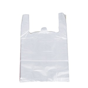 OEM ODM Customized Wholesale Different sizes Merchandise Plastic Vest Bag with Handle Carryout Grocery Shopping Barbage Bags