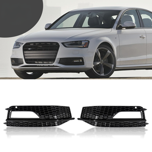 Couvre-phare antibrouillard en plastique nid d'abeille de style Sport Sline pour Audi A4/S4 B8.5 (2013-2016) Neuf - Product Image 6