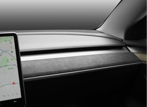 Nouveau matériel en cuir tableau de bord panneau Center Table Protection couverture Kits pour Tesla modèle 3 modèle Y 2 en 1 - Product Image 3